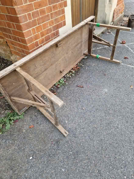 Photo of free Strong wooden folding table (Croham CR2) #1