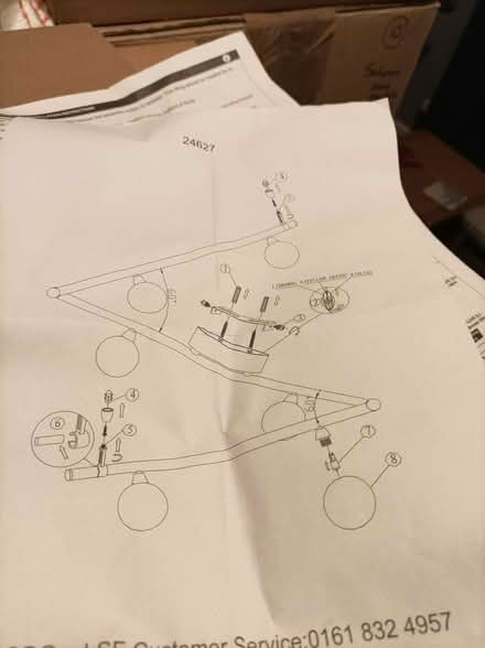 Photo of free Kitchen ceiling light (Gosport PO13. BRIDGEMARY) #2