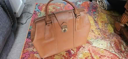 Photo of free Large leather bag (Cranfield MK43) #1