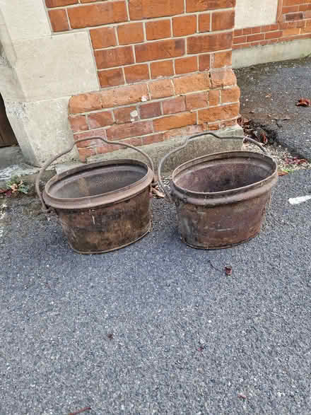 Photo of free Vintage metal buckets (Croham CR2) #1