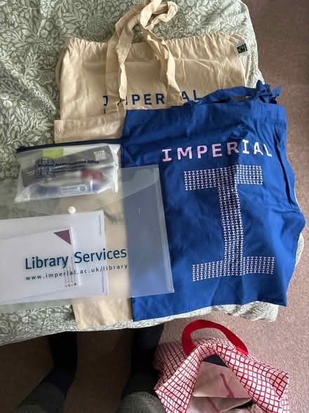 Photo of free Imperial college tote bag/stationer (Denmark Hill area) #1