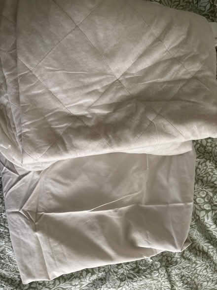 Photo of free Fitted sheet and mattress cover (Denmark Hill area) #1