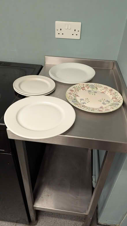 Photo of free Pile of dinner plates, small side plates (Loftus Road W12) #2