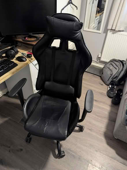 Photo of free Black high back office gaming chair (Neath SA10) #1