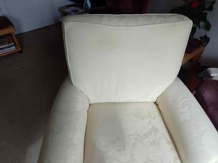 Photo of free Two armchairs - lemon fabric (Abingdon OX14) #2