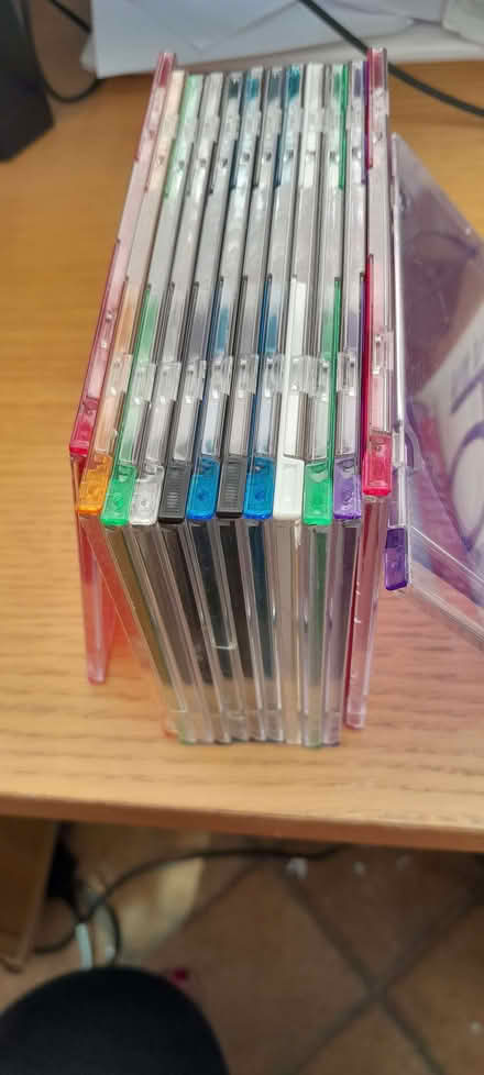 Photo of free 12 coloured CD cases (Whitegrove RG42) #1