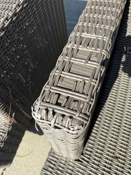 Photo of free wicker patio chair (Barron Park) #2