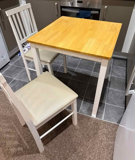 Photo of free Table and two chairs (Slough SL2) #2