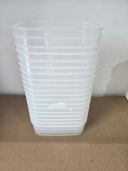 Photo of free 19 plastic boxes, no lids (Freehold LA1) #1