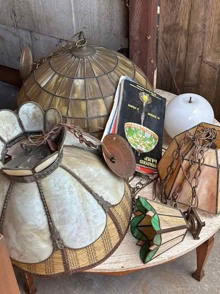 Photo of free Stained glass lamp fixtures (Oakland) #1