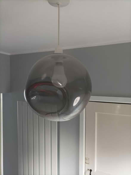 Photo of free 2 glass and 2 fabric lampshades (Gosport PO13. BRIDGEMARY) #2