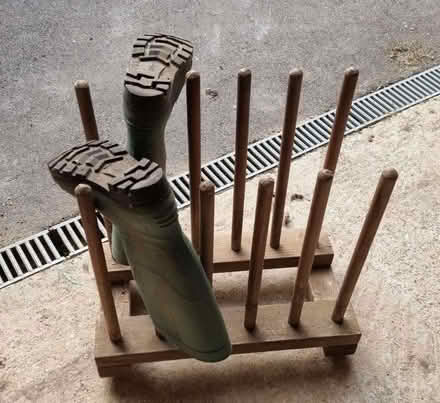 Photo of free Boot rack - stores 6 pairs wellies or hiking boots (Caversham Heights RG4) #1