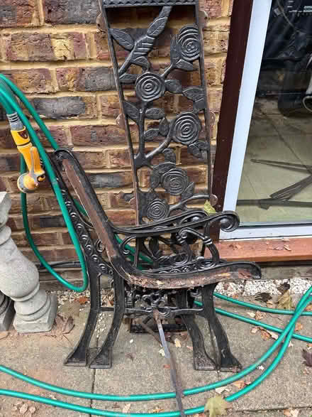 Photo of free Cast iron bench frame (Cobham, KT11) #1