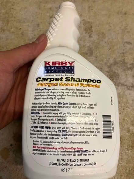 Photo of free Unopened carpet cleaner (Sn68bn) #2