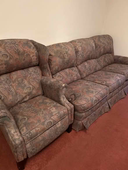 Photo of free Sofa and chair (Gl16 Sling) #2