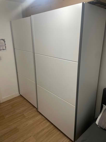 Photo of free White sliding door wardrobe (E6) #1