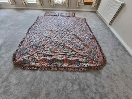 Photo of free Bed throw with pillow covers (Harrow Weald HA3) #1