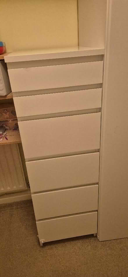 Photo of free Ikea malm drawers - mixed sizes with optional mirror (Greaves LA1) #2