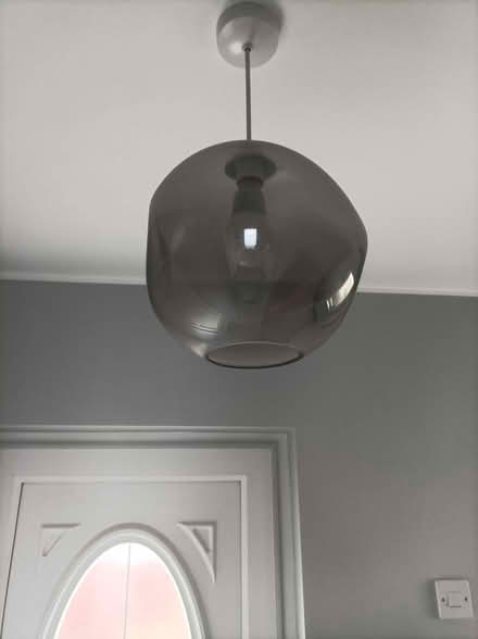 Photo of free 2 glass and 2 fabric lampshades (Gosport PO13. BRIDGEMARY) #3