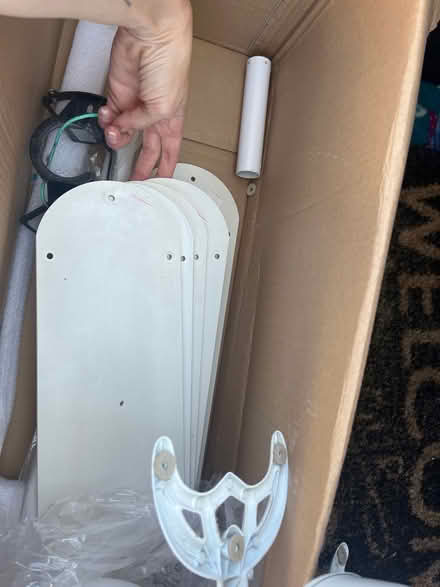 Photo of free Working White Ceiling Fan (Lewis Center, Ohio) #3