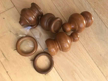 Photo of free Curtain pole finials (Wootton OX13) #1