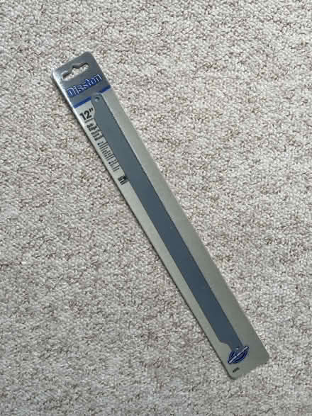 Photo of free 12” grit hacksaw blade (Crowborough TN6 Pleasant View) #1