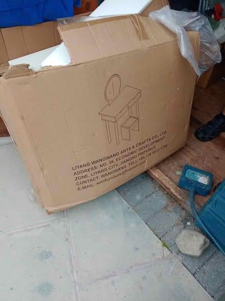 Photo of free Flat pack white dressing table (L14 Dovecot) #1
