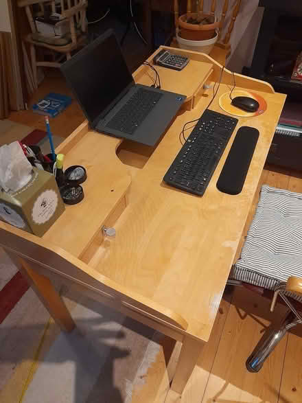 Photo of free Wooden desk (Dun Laoghaire A96) #1