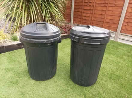 Photo of free Black garden bins (Gosport PO13. BRIDGEMARY) #1
