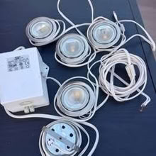 Photo of free Two sets of LED down lights with transformers (Yateley GU46) #1