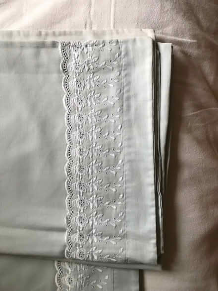 Photo of free Pair pale blue single duvet covers and pillowslips. (Wootton OX13) #2
