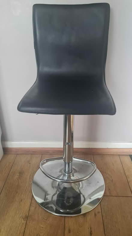 Photo of free Black barstools x2 (Crumlin) #1