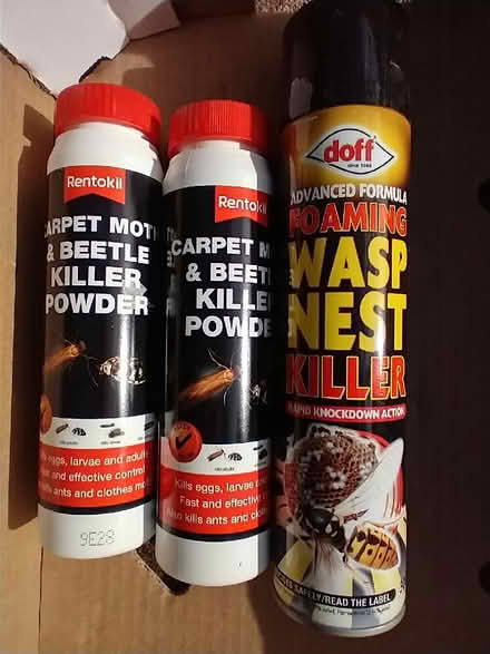 Photo of free Carpet moth/ beetle and wasp killer, permethrin (Endmoor LA8) #1