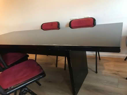 Photo of free Black lacquered wood dining table (New Barnet N20) #3