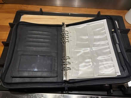 Photo of free Filofax style A5 zipped folder - faux leather (Lemsford AL8) #1