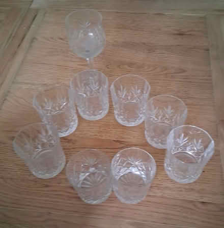 Photo of free Cut glass tumblers + (Wickford SS12) #1