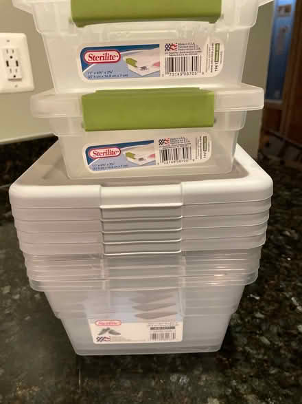 Photo of free Sterilite Storage Boxes (Danbury Forest) #1
