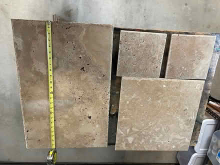 Photo of free Travertine floor tile (Paseo and Tramway) #1