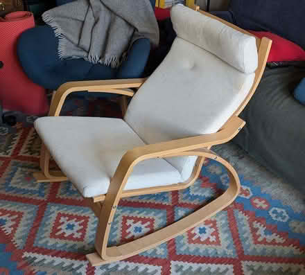 Photo of free IKEA POÄNG bent wood rocking chair. (Oxford OX4) #1