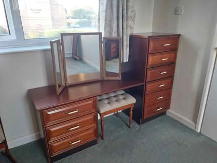 Photo of free Dressing table and drawers set (Allestree DE22) #1
