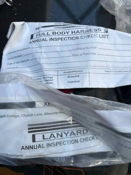 Photo of free Harness & Lanyard (Hereford HR1) #3