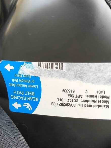 Photo of free Baby car seat (West San Jose by Lynbrook High) #3