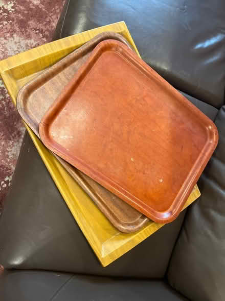 Photo of free Three large wooden trays (Great Baddow) #1