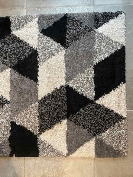 Photo of free Shaggy Geometric Rug (Lower Weston) #3