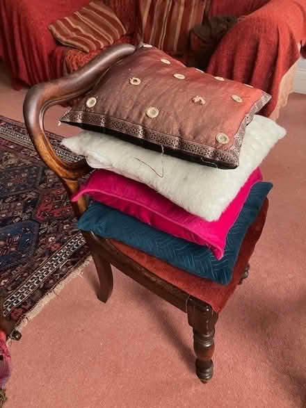Photo of free cushions - no fire labels (Preston Park area BN1) #1