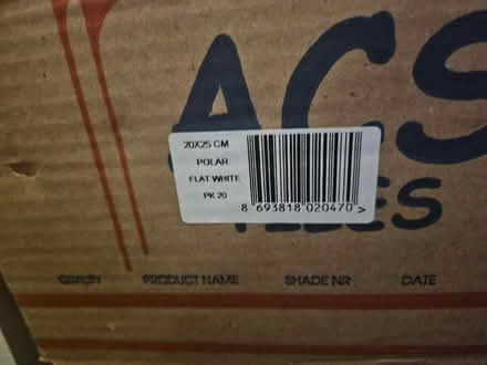 Photo of free Approx 50 white tiles (UB2) #2