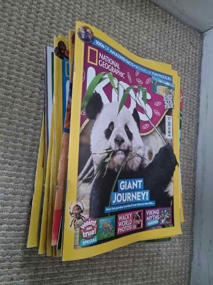 Photo of free Used Kids National Geographic Mags (New Marston OX3) #1