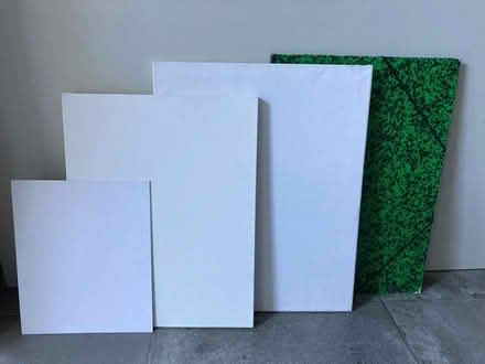 Photo of free 3 Art canvases and Art holder (Deddington OX15) #1