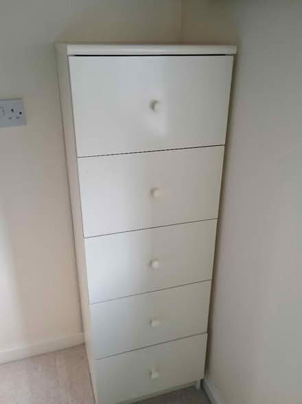 Photo of free IKEA white chest of drawers single width (Maidstone ME14) #1