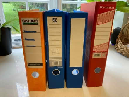 Photo of free Lever arch files and ring binders (Westcott RH4) #1